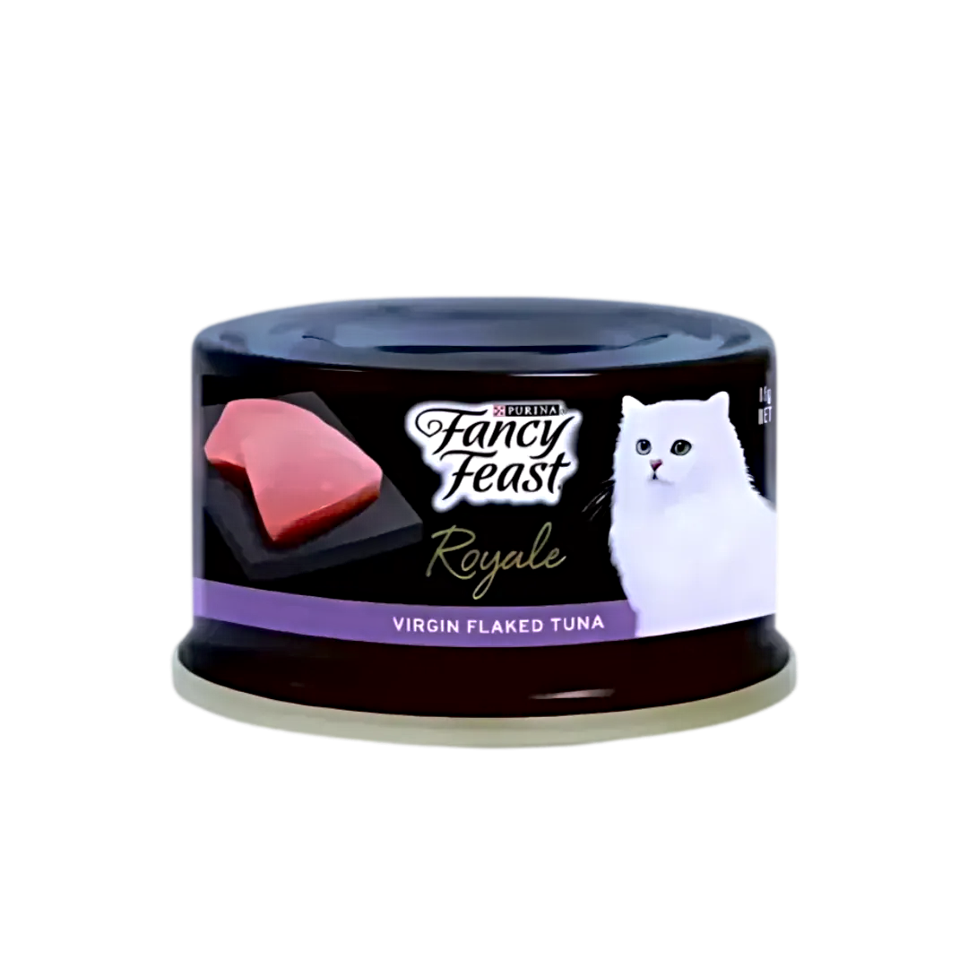 Fancy Feast Canned Food Royale Virgin Flaked Tuna 85g (24 cans)-Fancy Feast-Catsmart-express