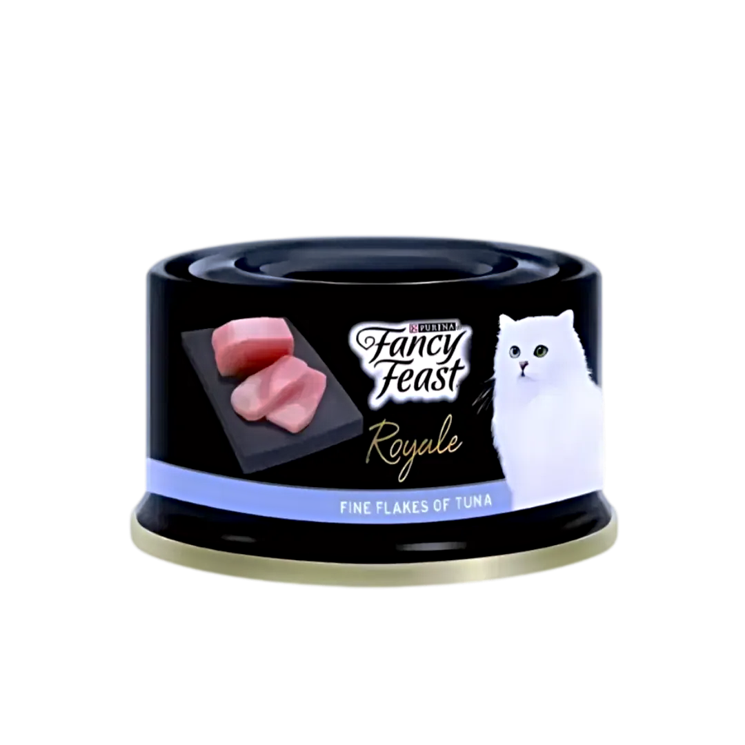 Fancy Feast Canned Food Royale Fine Flakes Tuna 85g (24 cans)-Fancy Feast-Catsmart-express