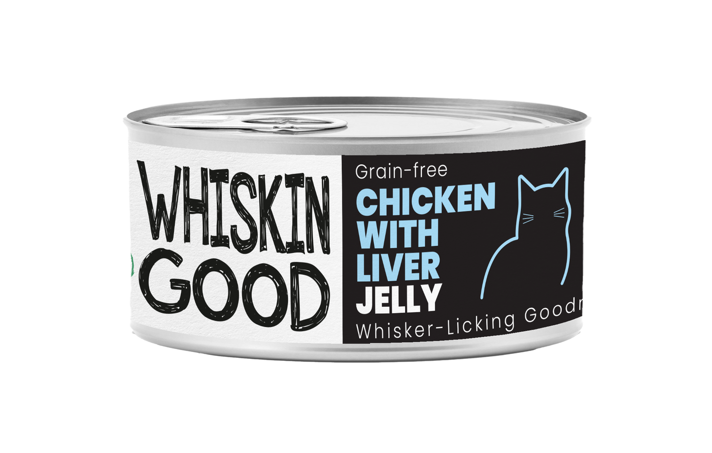 WhiskinGood Wet Food Chic w/Liver Jelly 70g (24 cans)-Catsmart-express-Catsmart-express