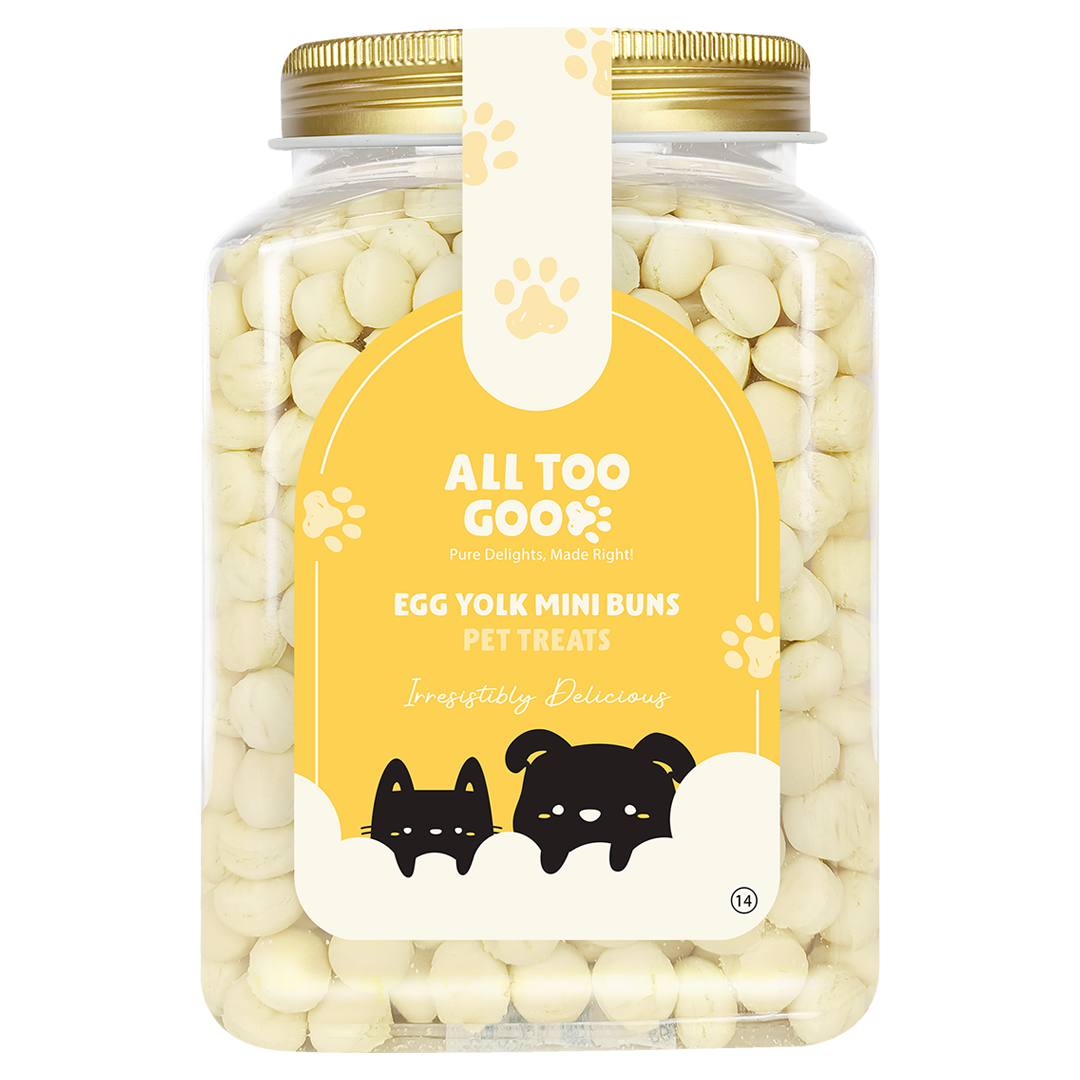 All Too Good Treats Egg Yolk Mini Buns 450g-All Too Good-Catsmart-express
