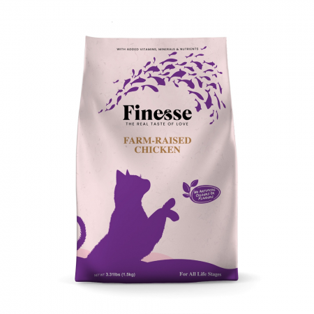 Finesse Dry Food Farm-Raised Chicken 1.5kg-Finesse-Catsmart-express
