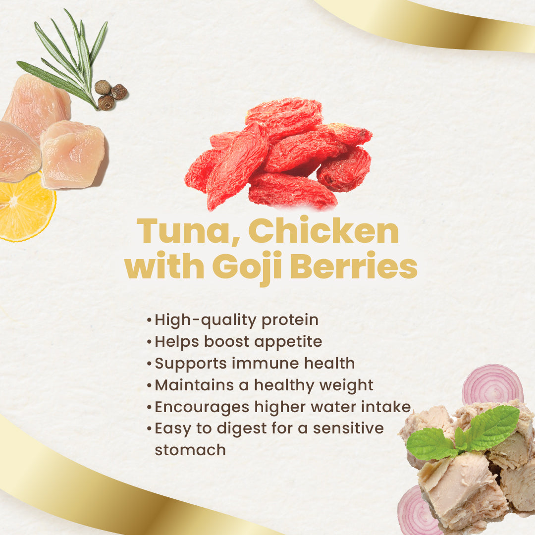 Finesse Royale Tuna & Chicken with Goji Berries Gravy 85g-Finesse-Catsmart-express