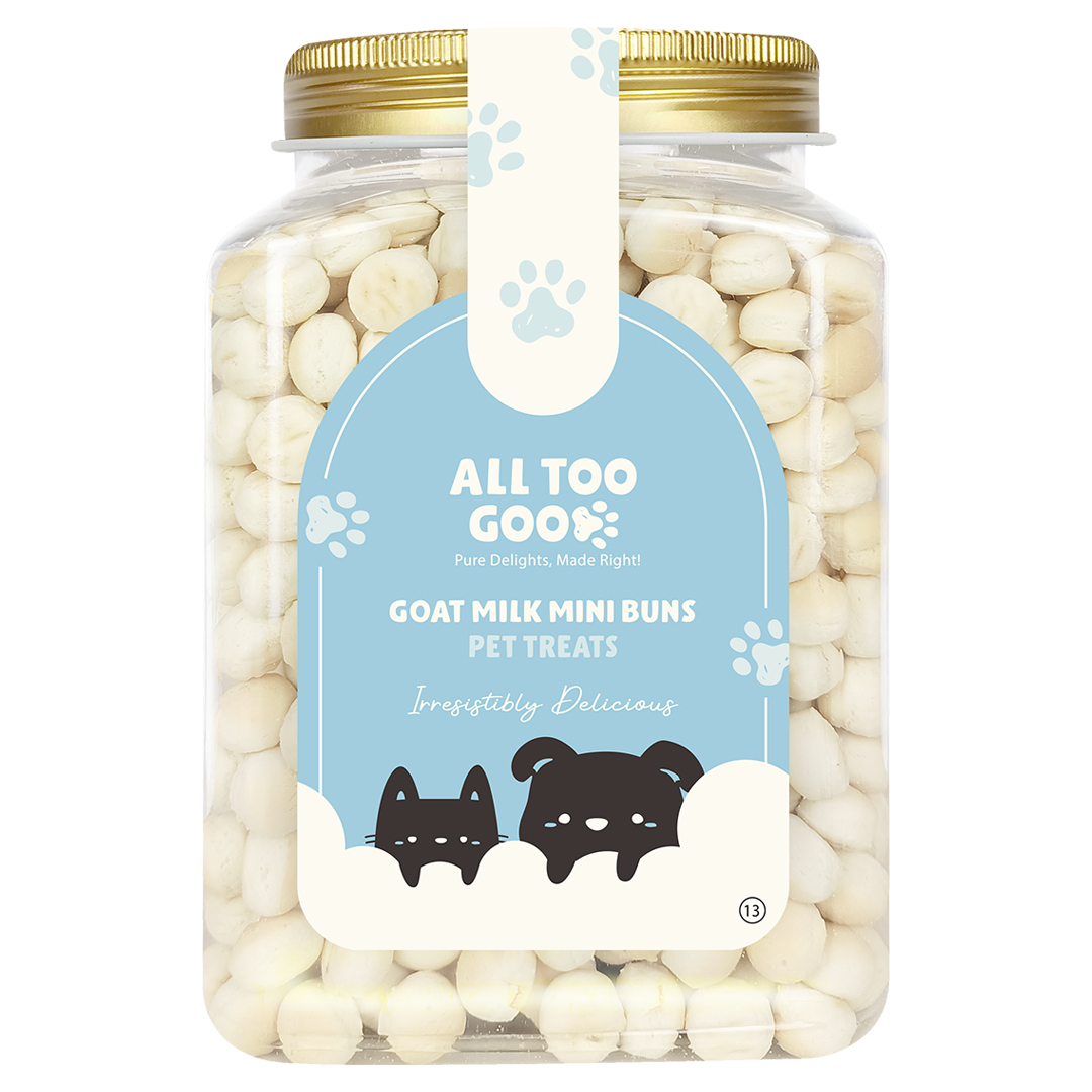 All Too Good Treats Goat Milk Mini Buns 500g-All Too Good-Catsmart-express