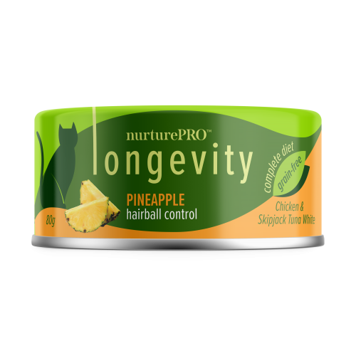 Nurture Pro Cat Food Longevity Chicken & Skipjack Tuna Meat With Pineapple 80g-Nurture Pro-Catsmart-express