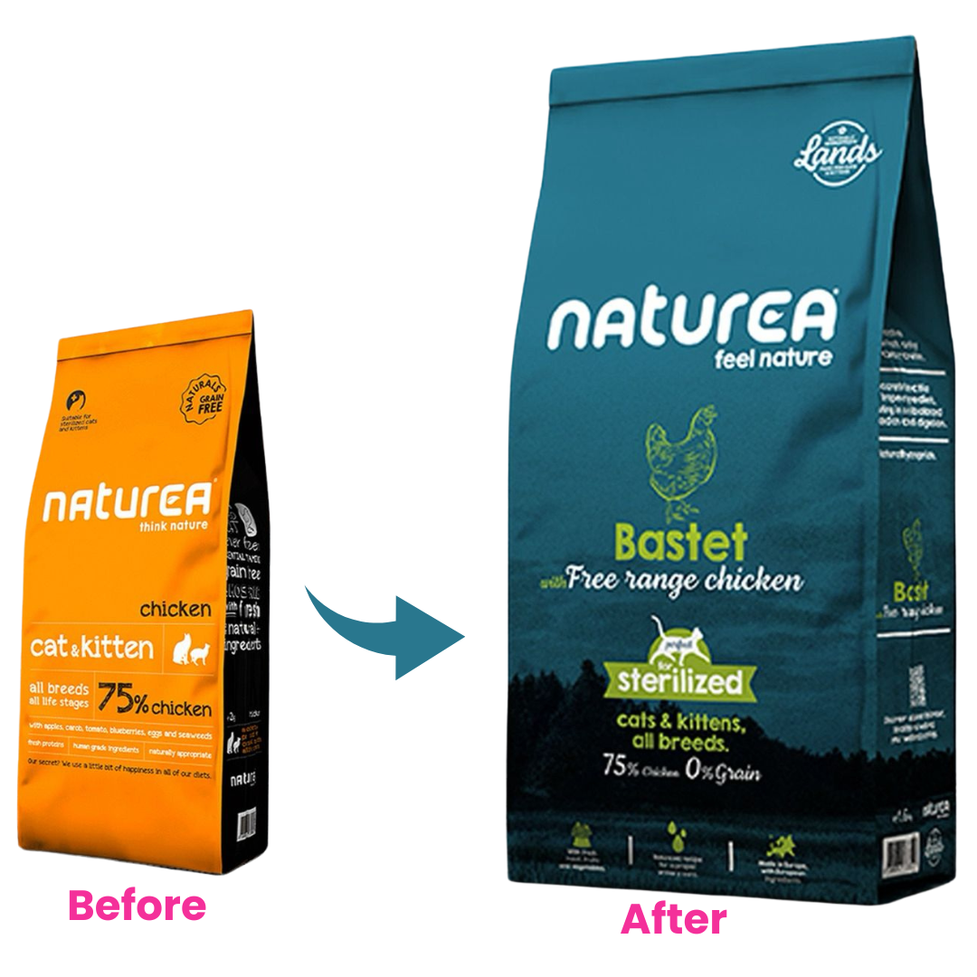 Naturea Cat Grain-Free Dry Food Bastet Chicken All Breed 5.5kg-Naturea-Catsmart-express