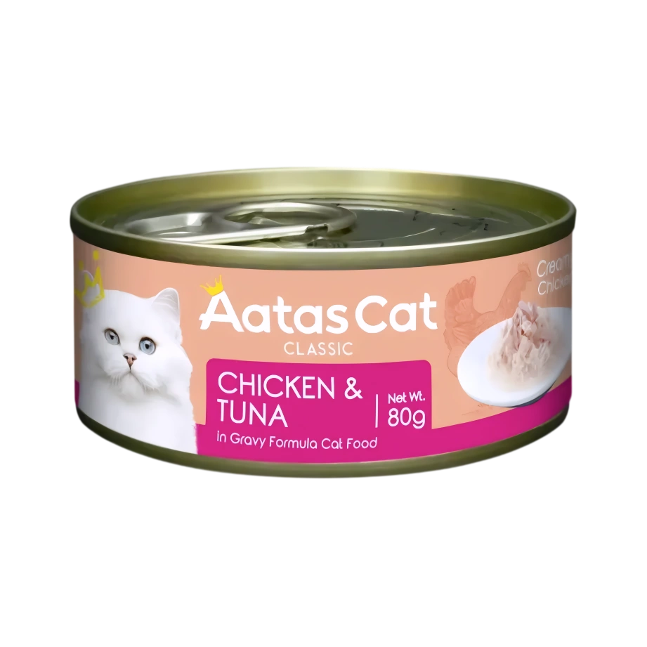 Aatas Cat Creamy Chicken & Tuna 80g-Aatas Cat-Catsmart-express