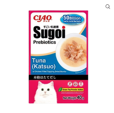 Ciao Sugoi Pouch Tuna Katsuo Scallop w/Chic Dried Bonito 40g-Ciao-Catsmart-express