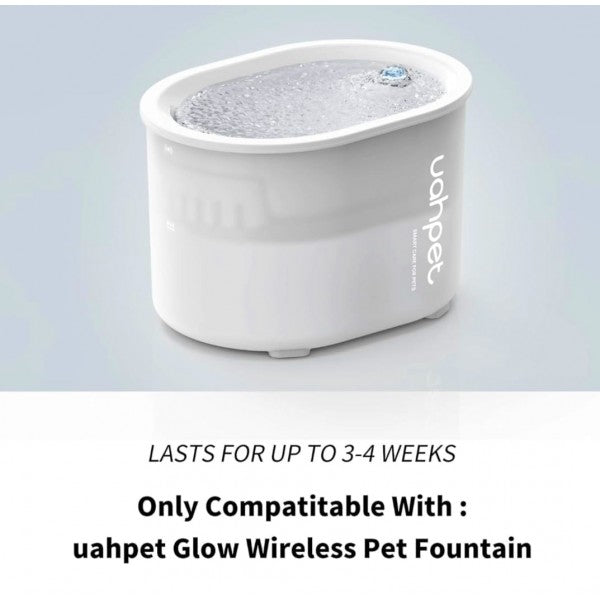 Uah Wireless Glow Water Fountain Replacement Filters 6pcs-Uahpet-Catsmart-express
