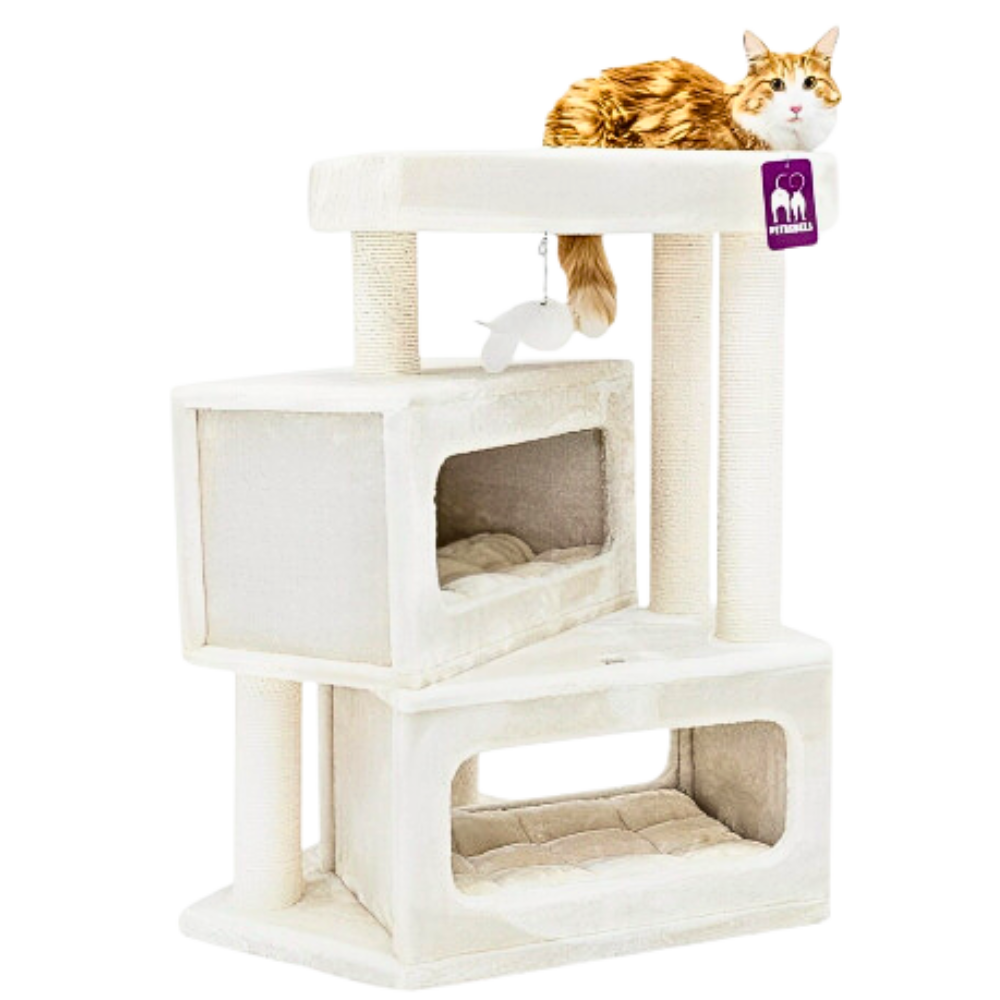 Petrebels Sweet Petite Mansion 100 Cream-Petrebels-Catsmart-express