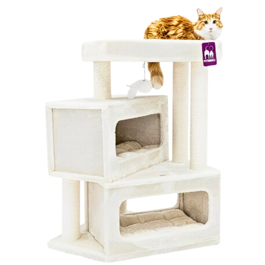 Petrebels Sweet Petite Mansion 100 Cream-Petrebels-Catsmart-express