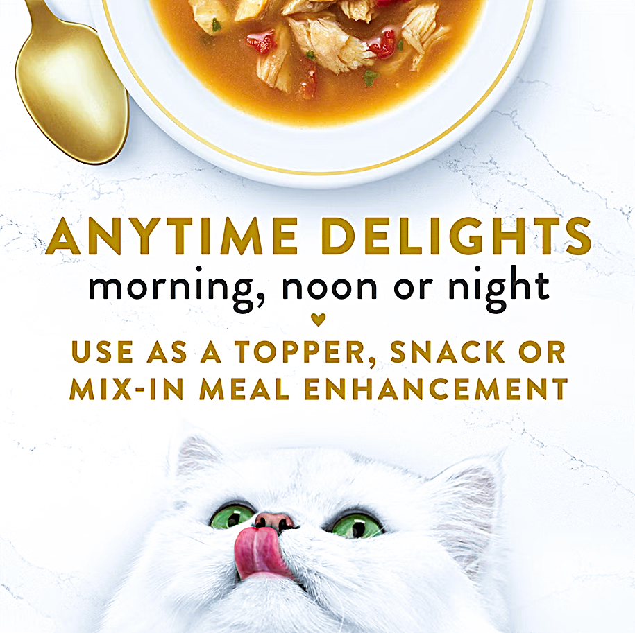 Fancy Feast Broths Seafood Bisque w/Accents of Real Crab 40g-Fancy Feast-Catsmart-express