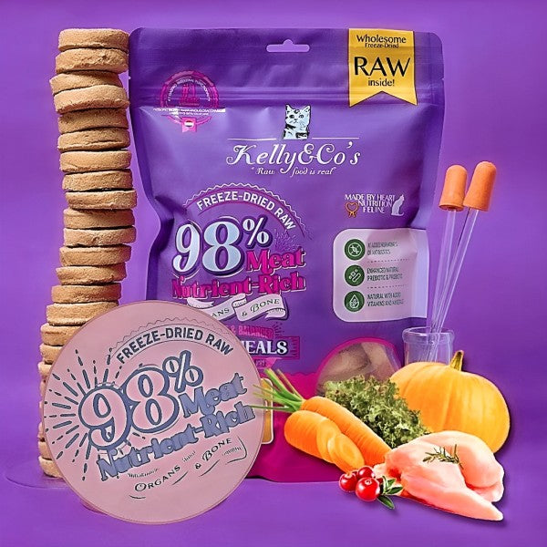 Kelly & Co's Patty Meal Salmon 226g-Kelly & Co's-Catsmart-express