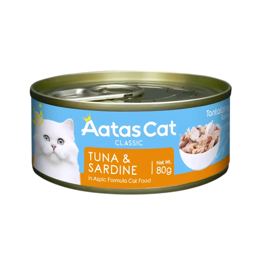Aatas Cat Tantalizing Tuna & Sardine 80g-Aatas Cat-Catsmart-express