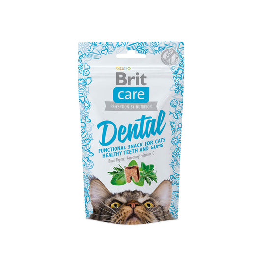 Brit Care Functional Snack for Dental 50g (3 Packs)-Brit-Catsmart-express