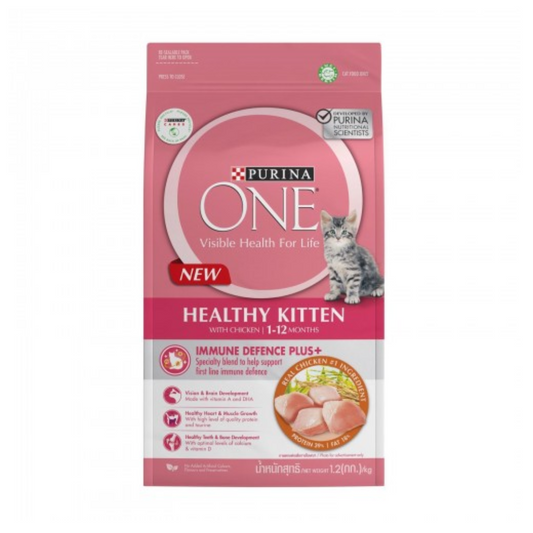 Purina One Healthy Kitten - Chicken 1.2kg-Purina-Catsmart-express