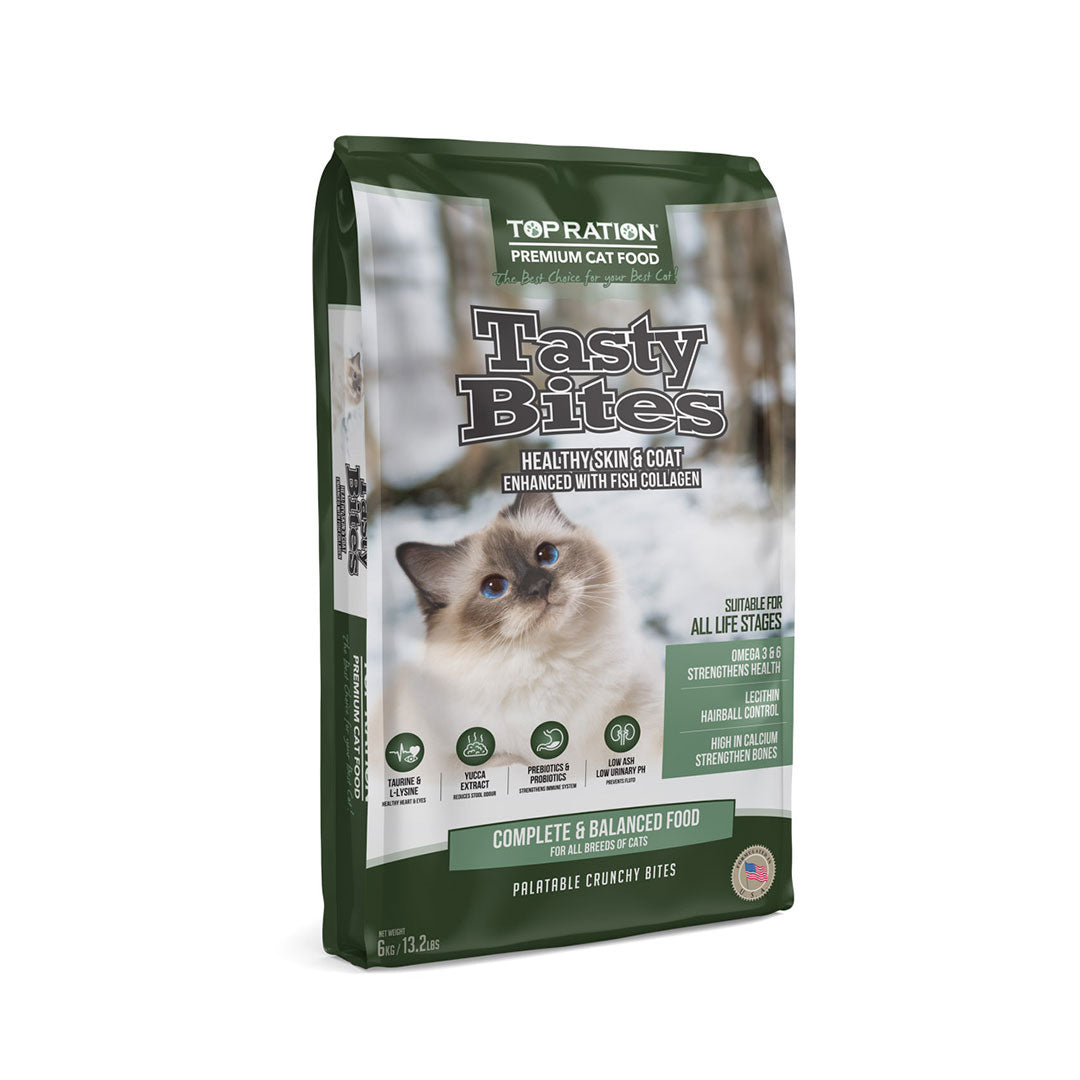 Top Ration Tasty Bites All Life Stage 6kg-Top Ration-Catsmart-express