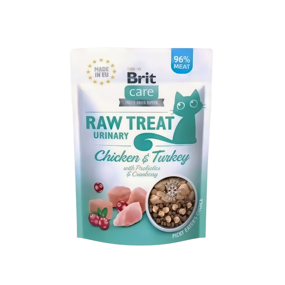 Brit Care Raw Treats Chic Turkey Urinary 40g-Brit-Catsmart-express