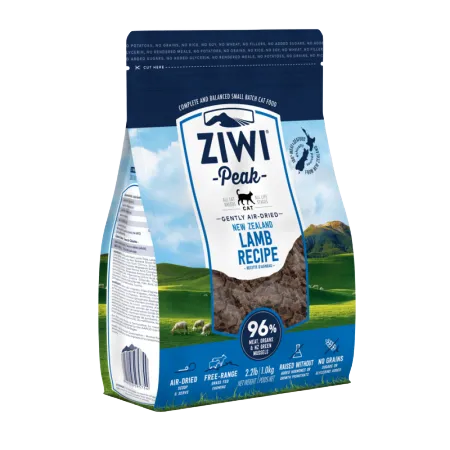 Ziwi Peak Cat Food Air Dried Lamb Recipe 1kg-Ziwi-Catsmart-express