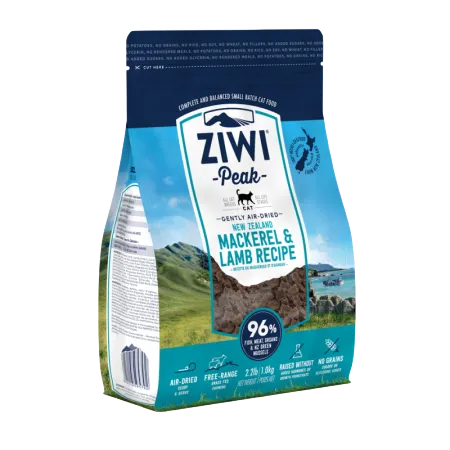 Ziwi Peak Cat Food Air Dried Mackerel & Lamb Recipe 1kg-Ziwi-Catsmart-express