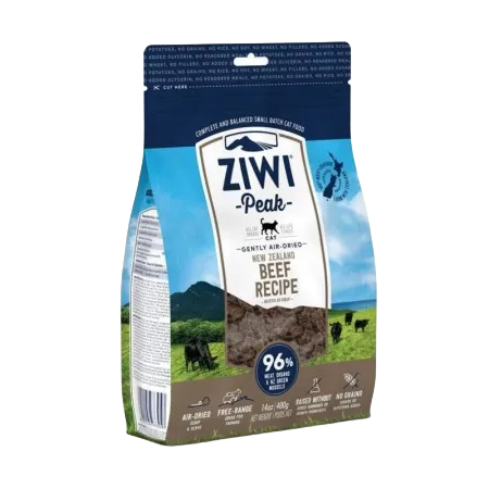 Ziwi Peak Cat Food Air Dried Beef Recipe 400g-Ziwi-Catsmart-express