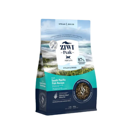 Ziwi Peak Cat Food Steam Dried Wild South Pacific Fish 800g-Ziwi-Catsmart-express