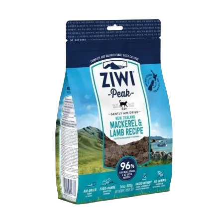 Ziwi Peak Cat Food Air Dried Mackerel & Lamb Recipe 400g-Ziwi-Catsmart-express