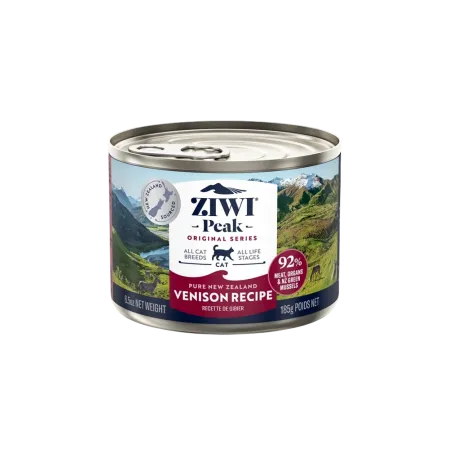 Ziwi Peak Cat Canned Food NZ Venison Recipe 185g-Ziwi-Catsmart-express