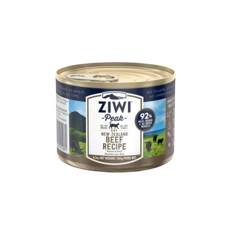 Ziwi Peak Cat Canned Food NZ Beef Recipe 185g-Ziwi-Catsmart-express