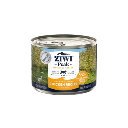 Ziwi Peak Cat Canned Food NZ Free-Range Chicken Recipe 185g-Ziwi-Catsmart-express