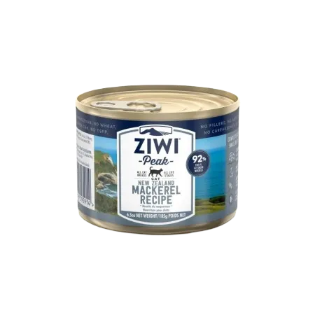 Ziwi Peak Cat Canned Food NZ Mackerel Recipe 185g-Ziwi-Catsmart-express