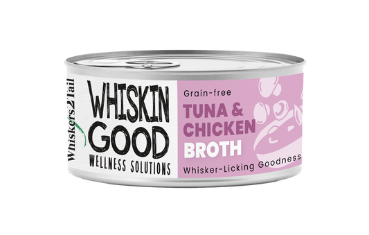 WhiskinGood Wellness Solutions Tuna & Chic Broth 70g (24 cans)-Catsmart-express-Catsmart-express