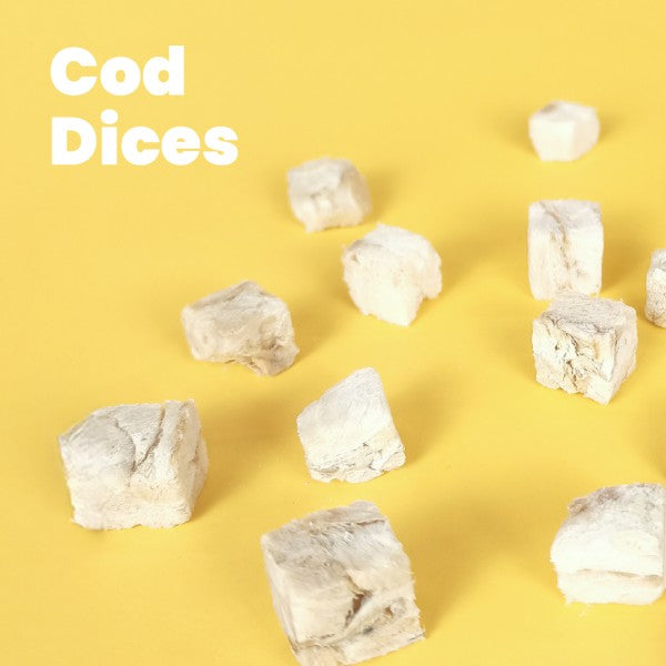 All Too Good Freeze-Dried Treat Cod Dices 60g-All Too Good-Catsmart-express