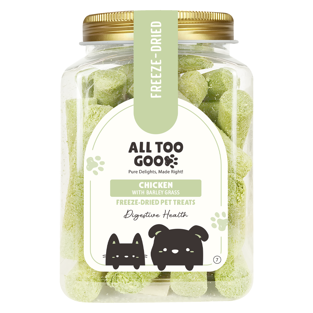 All Too Good Freeze-Dried Treat Chicken w/Barley Grass 120g-All Too Good-Catsmart-express