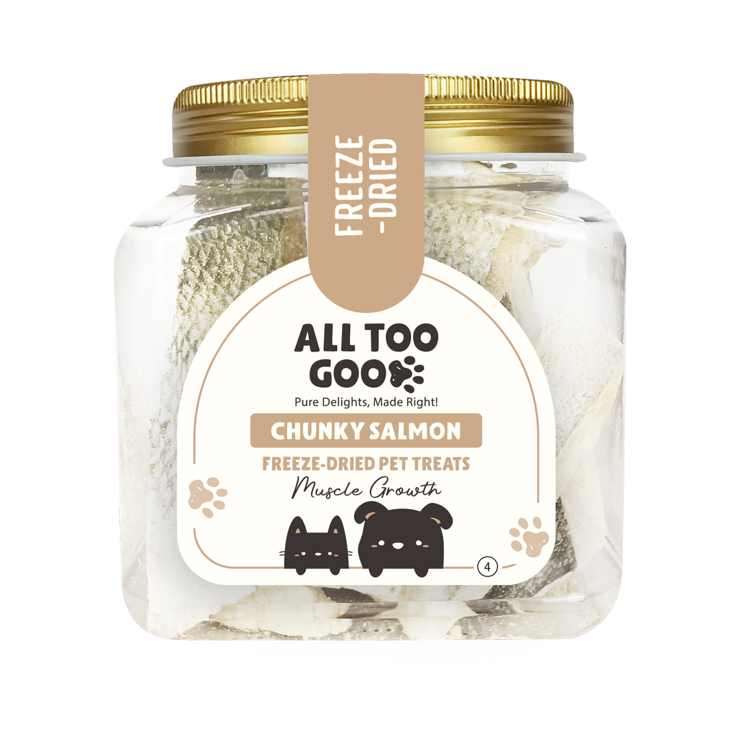 All Too Good Freeze-Dried Treat Chunky Salmon 60g-All Too Good-Catsmart-express