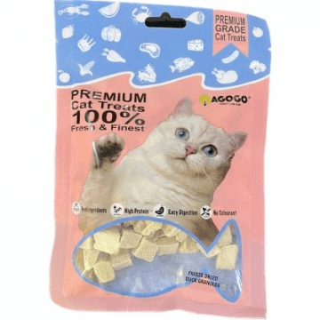 Agogo Freeze Dried Treat Duck Granules 20g-Agogo-Catsmart-express