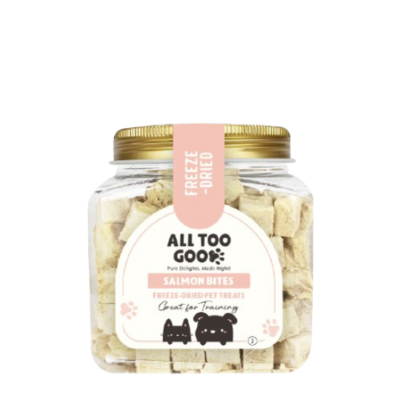 All Too Good Freeze-Dried Treat Salmon Bites 90g-All Too Good-Catsmart-express