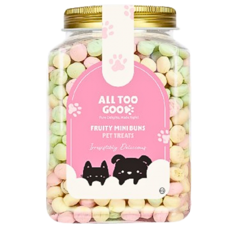 All Too Good Treats Fruity Mini Buns 400g-All Too Good-Catsmart-express