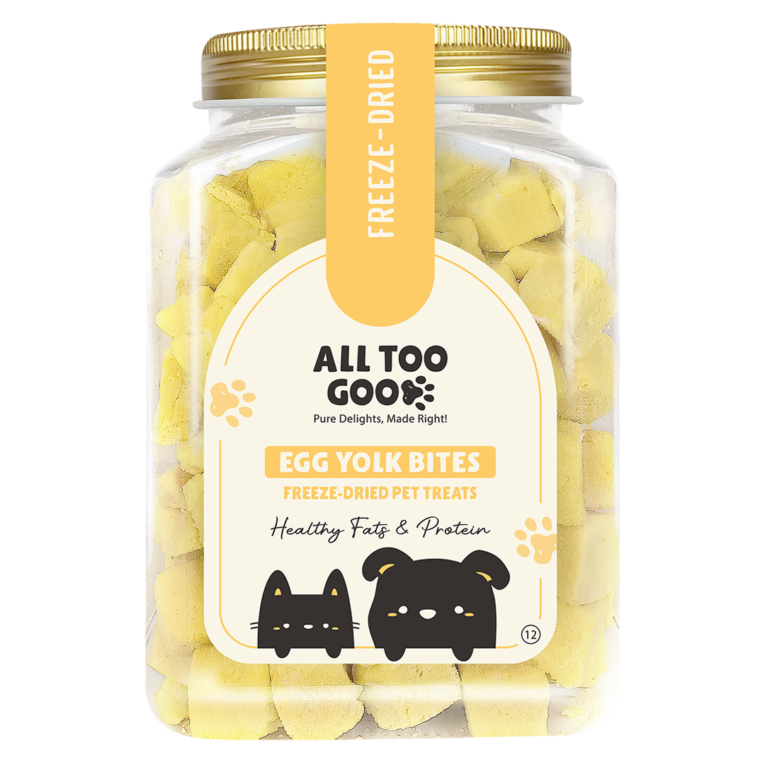All Too Good Freeze-Dried Treats Egg Yolk Bites 120g-All Too Good-Catsmart-express