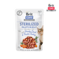 Brit Care Cat Fillets In Jelly Hearty Duck And Tender Turkey 85g for Sterilised Cats-Brit-Catsmart-express