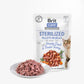 Brit Care Cat Fillets In Jelly Hearty Duck And Tender Turkey 85g for Sterilised Cats-Brit-Catsmart-express