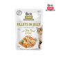 Brit Care Cat Fillets in Jelly with Fine Trout and cod 85g Carton (24 Pouches)-Brit-Catsmart-express