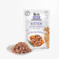 Brit Care Cat Pouch Kitten Fillets in Jelly with Savory Salmon 85g Carton (24 Pouches)-Brit-Catsmart-express