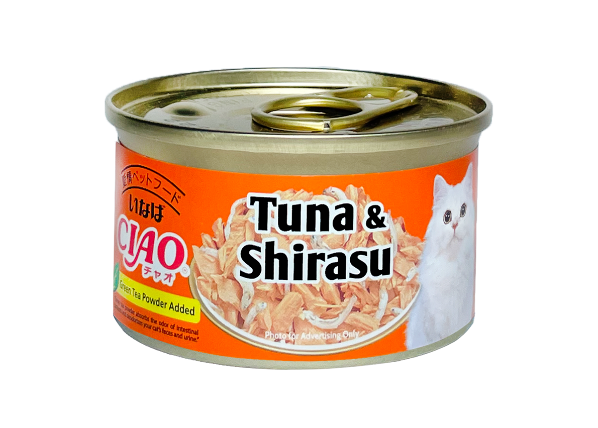 Ciao Can Whitemeat Tuna With Shirasu In Jelly 75g-Ciao-Catsmart-express