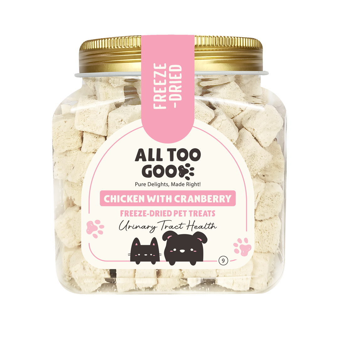 All Too Good Freeze-Dried Treats Chicken w/Cranberry 80g-All Too Good-Catsmart-express