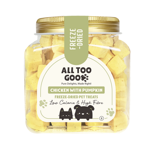 All Too Good Freeze-Dried Treats Chicken w/Pumpkin 120g-All Too Good-Catsmart-express