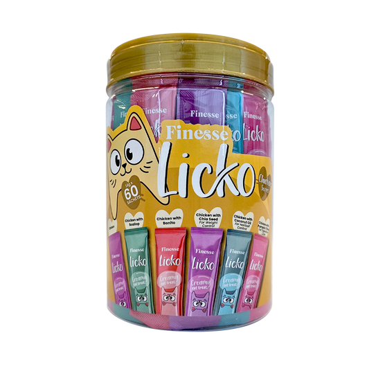 Finesse Licko Creamy Treat Chicken 14g x 60s-Finesse-Catsmart-express