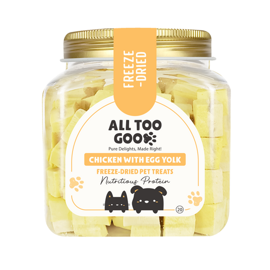 All Too Good Freeze-Dried Treats Chic w/ Egg Yolk 100g-Catsmart-express-Catsmart-express