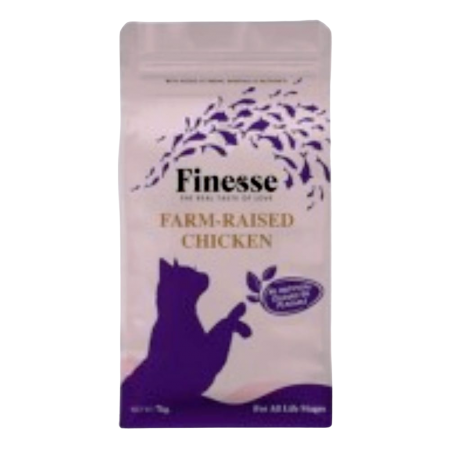 Finesse Dry Food Farm-Raised Chicken 1.5kg (6 bags)-Finesse-Catsmart-express