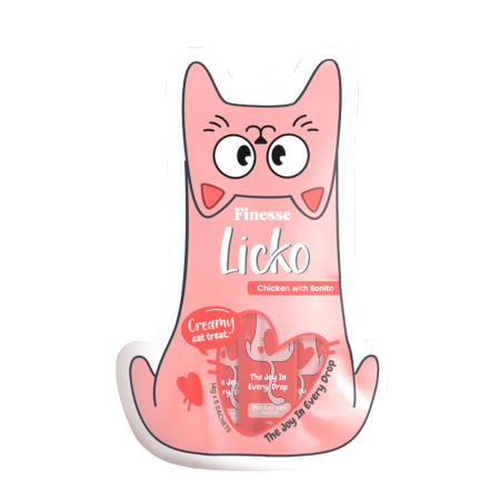 Finesse Licko Creamy Treat Chic Bonito 14g x 5s (4 packs)-Finesse-Catsmart-express