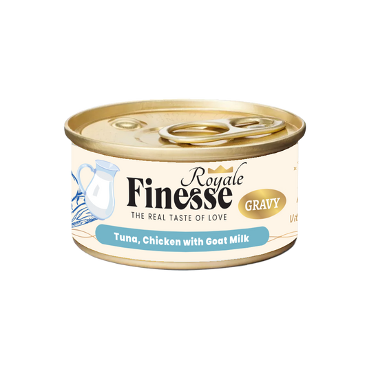 Finesse Royale Tuna & Chicken with Goat Milk 85g (24 cans)-Finesse-Catsmart-express